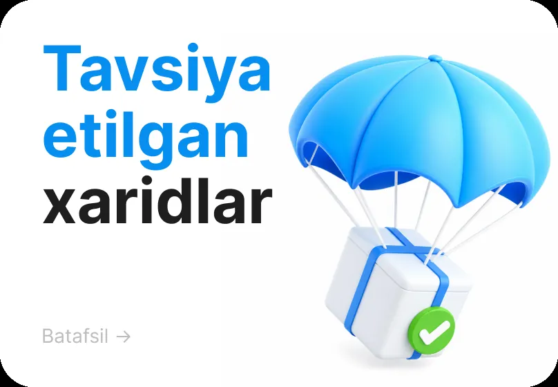 Tavsiya etilgan xaridlar